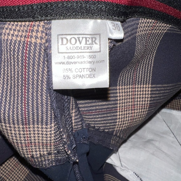 NWT Riding Sport Women's Plaid Pants - Black and Brown - Picture 6 of 7